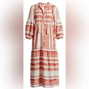 Elan Embroidered Boho Maxi or Cover-up Dress